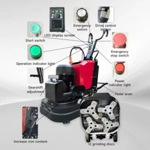 Factory Direct LJ 700 Floor Grinder Has Dust free Operation and Is Safer for Complex and Rotten Floor Treatment