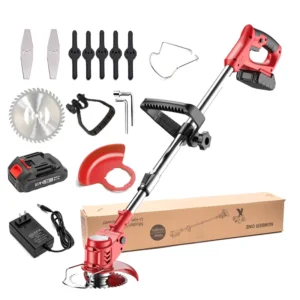 Factory OEM 21V Li ion Battery Powered 2000mAh DIY Electric Brush Cutter Grass Cutting Machine Handheld Weed Trimmer