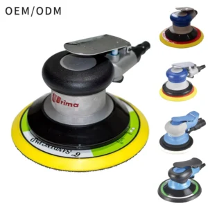 Factory OEM 5 6 Inch 125 150mm Dustless Random Orbital Pneumatic Sander with Hook Loop Attachment for Car Use