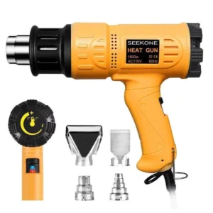 Factory Portable Electric Heat Gun 2000W Variable Temperature Heat Gun Set with 4 Nozzles