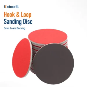 Foam Sanding Disc 1-6 Inch P240 Hook and Loop Disc Ceramic Foam Sandpaper for Car Paint Wood Metal Sanding
