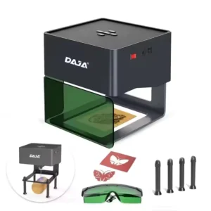 For DAJA DJ6 3W Diode Engraving Machine APP Control Home Use DIY Engraver Mini Logo Printer for Wood Small Portable