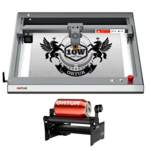 For Laser Master 3 New Laser Engraver YRR2.0 Rotary Roller Cylinder Engraving 10000mW Wood Metal Glass DXF Class 4