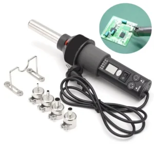GJ-8018LCD 220V/110V 450W Degree Adjustable Electronic Heat Hot Air Gun Desoldering Soldering Station Electric Soldering Iron