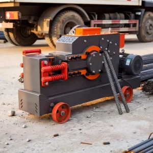 GQ55 Heavy Duty Steel Bar Cutting Machine 6-45mm Automatic Rebar Cutter Hydraulic Steel Rod Shearing Tool for Construction Site