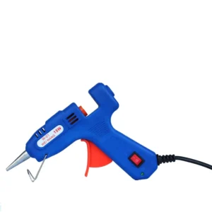GZWW Mini Hot Melt Glue Gun Kit 30 Glue Sticks 180 Adjustable Temperature Lithium Battery Powered for Crafts Home School Use