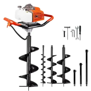 Gasoline Drill 63CC High power Agricultural Scarifying Orchard Planting Tree Digging Machine Piling Hole Drilling Machine