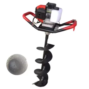 Gasoline Engine 63cc tree Planting Earth Auger Drill Bit Earth Auger Post Hole Digger Power Earth Augers