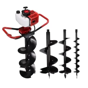 Gasoline Garden Tools 52CC 1.6KW Ground Auger Drilling Machine Power Earth Augers Post Hole Diggers