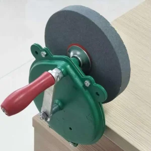 Green Color 4″ 5″ 6″ Hand Operated Bench Grinder Abrasive Wheel Machine for Home Polish Use