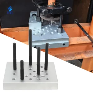 HTL Universal Hydraulic Drill Press Support Block Plate Tool Set Kit Car Body Repair Bearing and Bushing Removal Installation