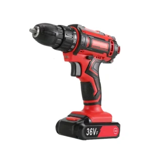 Handheld 36V Cordless Drill Kit Portable Electric Lithium Battery Drilling Dual-speed DIY Household Hand Performer Power Drills