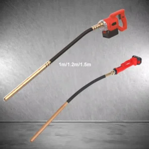 Handheld Concrete Vibrator Lithium Battery Powered High Frequency Cordless Power Seamless Concrete Compaction and Bubble Removal
