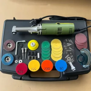 Handheld Electric Straight Grinder Right Angle Bend Mini Grinder Electric Rotary Tool for Cutting Grinding Polishing Carving