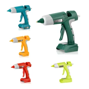 Handheld Li ion Cordless Glue Gun Rechargeable Battery Powered Cordless Hot Melt Glue Gun for Bosch 18v Battery