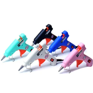Handmade DIY Jewelry Accessories with Bracket20W Electric Melting Gun Hot Glue Gun Plug in High temperature Glue Gun