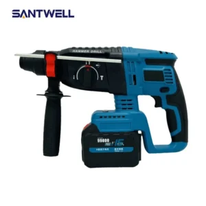 Heavy Duty 21V Battery Powered Rotary Hammer Drill Brushless Motor 3 Modes Electric Pick for Demolition Drilling