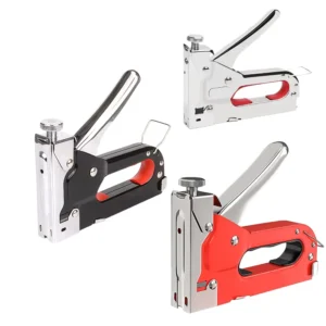 Heavy Duty 3-Way Manual Staple Gun Upholstery Wood Framing Door Furniture Finishing Tools Nail Guns