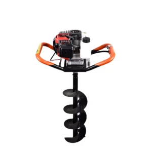 Heavy Duty Earth Auger Drill 52Cc Gas Powered Augers Drilling Machine Ground Deep Post Hole Digger Hand Planting Tree
