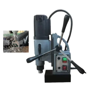 HeavyDuty Magnetic Drill Press with Electric Power and Core Drilling Capability for Industrial Tasks