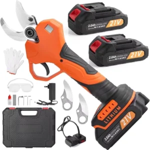 High Efficiency Brushless Cordless Pruning Shears 35mm Cutting Diameter 2000mAh Batteries