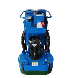 High Operation Efficiency Manual 600MM 5.5KW Concrete Floor Grinder Machine with Aluminum Alloy Gearbox 6 Discs Vacuum Cleaner