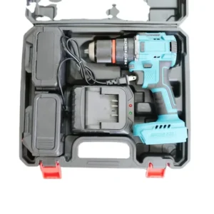 High-Performance One-Key Cordless Drill Forward Reverse Switch Multi-Material Drilling Power Tool with OEM Battery DC Source