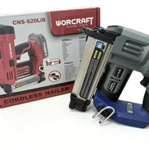 High Power 20V Cordless Electric Nail Gun Nail Stapler Brad Nailer Lithium Battery Powered Nail Gun for Woodworking