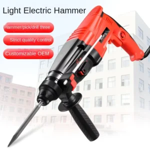 High Power 26 Light Electric Hammer Drill Multifunctional Concrete Impact Drill with Small Electric Pick for Household Use