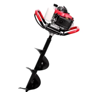 High-Power 4-Stroke Gasoline Ground Auger Portable Industrial Grade Drill Hole Machine for Tree Planting Family Farm Use