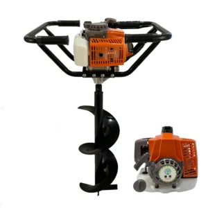High Power 62CC Gasoline Earth Auger Machine Industrial DIY Post Hole Digger and Tree Planting Soil Auger for Garden