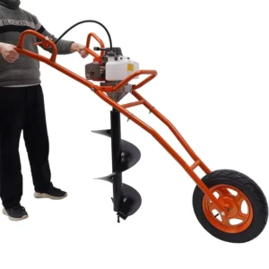 High Power 63CC Ground Drill Earth Auger Machine Movable Multi purpose Earth Auger Drill Heavy Duty Ground Earth Auger