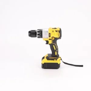 High-Power Brushless Motor Lithium-Ion Hand Drill Set Self-locking Chuck Stepless Speed Control Pistol-Grip for Household Use