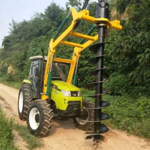 High Power Earth Digger Mini Bored Piling Machine and Pole Hole Auger Erection Machine