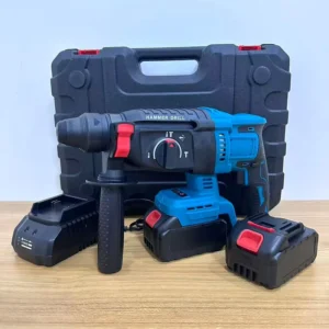 High Power Electric Hammer Drill Lithium Ion Battery Rechargeable Impact Drill Demolition Hammer DIY Brushless Motor 21V