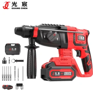 High Power Industrial Power Hammer Drills Rotary Brushless Motor for Concrete Wall Brick Drilling Heavy Duty Tool