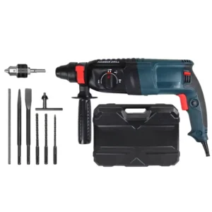 High Power Round Handle Electric Hammer Concrete 3 in 1 Impact Multi-purpose Lightweight Plug-in Electric Hammer