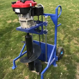 High Power Single Operator Ground Drilling Rig Gasoline Powered Tree Planting Pit Digging Machine Earth Auger