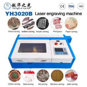 High Precision 3020 Small Cutter Engraver CO2 Laser Engraving Cutting Machine for Non Metal Home Use