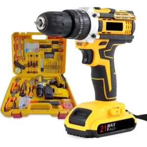 High Quality 21V Cordless Power Wireless Drill Electric Drill Machine Mini Electric Drill Electric Tool Set
