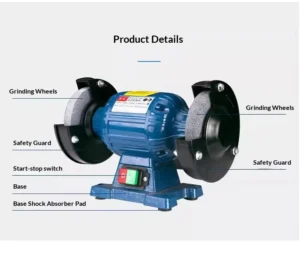 High Quality Factory Electric Bench Grinder Powerful Industrial Bench Grinder