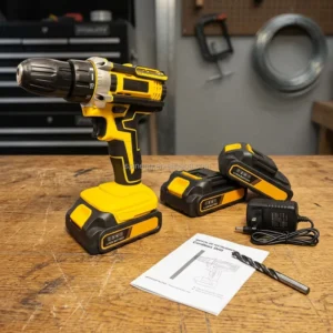 High Quality21v Lithium ion Power Tool Electric Cordless Drill with Soft Handle Cordless Drill