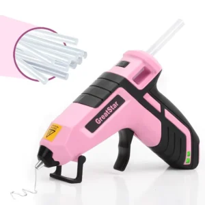 High Temperature Fast Preheating Mini Glue Gun Kit Rechargeable Cordless Hot Melt Glue Gun With 20pc Glue Stick