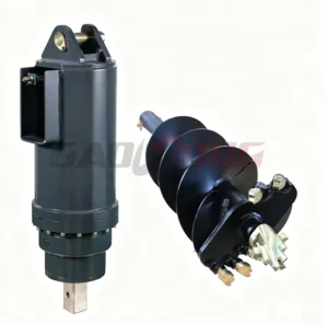 High Torque Efficient Soil and Rock Drilling Hydraulic Auger Drill for 6 9 Ton Excavators