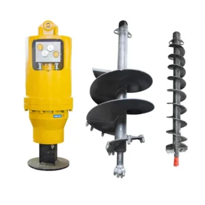 High Torque Hydraulic Excavator Earth Auger Drill for Construction and Agriculture