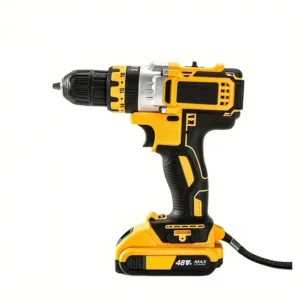 High power 13mm Brushless Hand Drill 21V Dual speed Impact Drill Multi functional Lithium Battery Tool