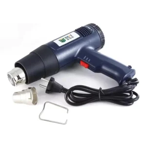 Hot Air Gun Industrial Grade 1600W Temperature Controlled Building Hair Dryer Heat Gun Soldering Tools Adjustable Nozzle