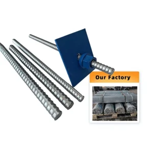 Hot Rolled Rebar for Bridge Engineering Mine Roadway Support Black Surface Cut Threaded Drilling Tool Casting