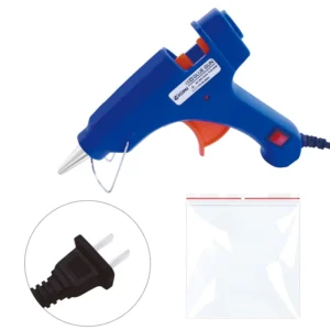Hot melt glue gun with DIY accessories 20W electric melt glue gun hot melt glue gun plug in high temperature glue gun
