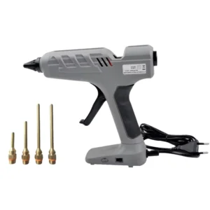 Household DIY Rechargeable 30W Electric Heating Silicone Hot Melt Glue Gun With Glue Sticks and Li ion Battery Certification